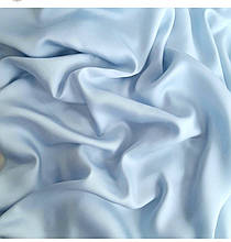 Сатин (хлопкова тканина) світло - блакитний однотон