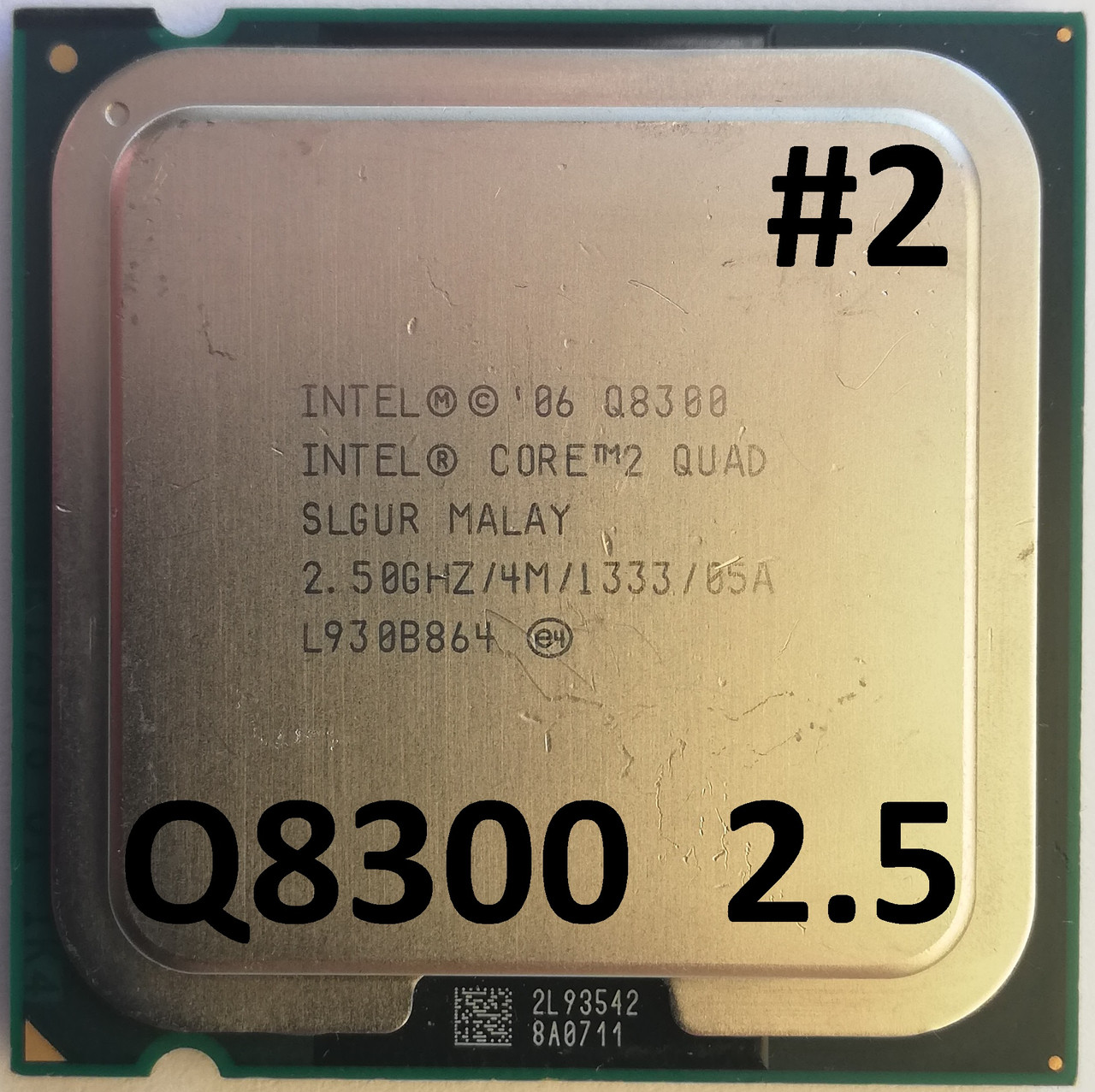 Процессор ЛОТ#2 Intel® Core™2 Quad Q8300 SLB5W 2.5GHz 4M Cache 1333 MHz ...