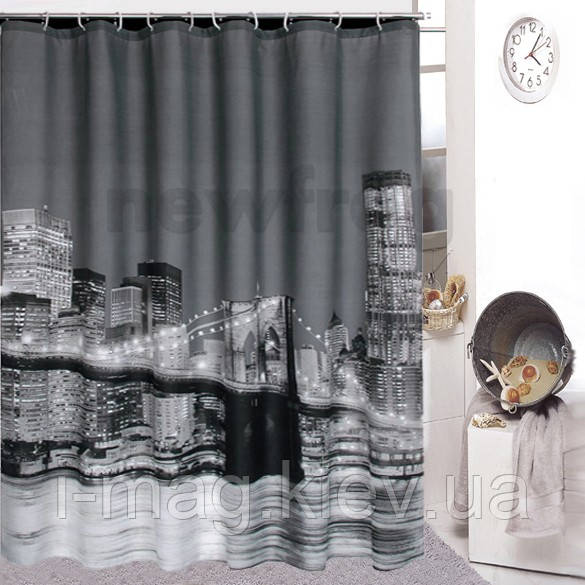 Шторка для ванної з малюнком Бруклінський міст