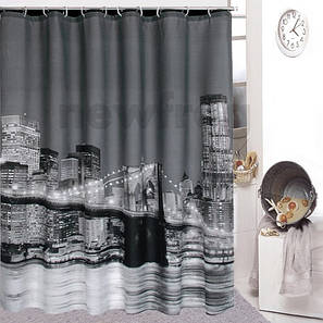 Шторка для ванної з малюнком Бруклінський міст, фото 1