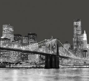 Шторка для ванної з малюнком Бруклінський міст, фото 3