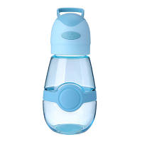 Бутылка для воды SUNROZ Mini Fan Water Bottle с мини вентилятором и распылителем 400 мл Голубой (SUN3676)