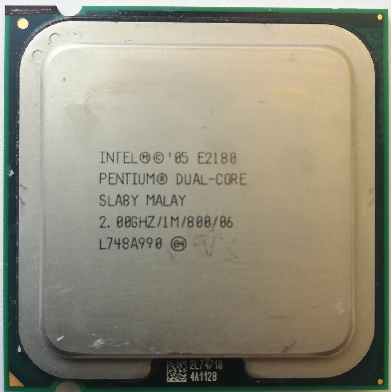 Процесор Intel Pentium E2180 M0 SLA8Y 2.0 GHz 1M Cache 800 MHz FSB Socket 775 Б/В, фото 1