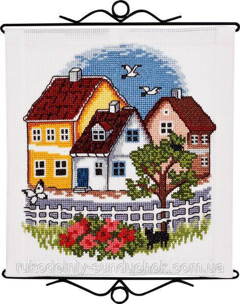 Набір для вишивання хрестом ТМ Permin "Місто (The city)" 92-2357, фото 1