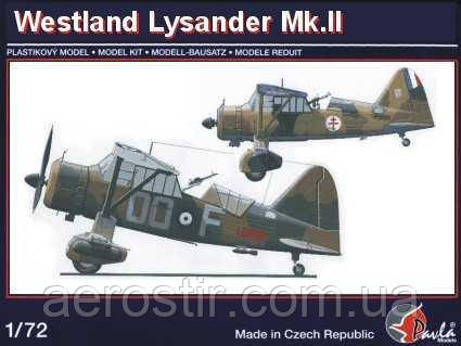 Westland Lysander Mk.II 1/72 Pavla Models 72048