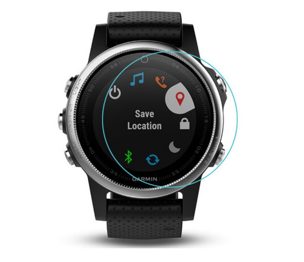 Загартоване захисне скло для спортивного годинника Garmin Fenix 5S, фото 1