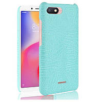 Чохол накладка Croco Style для Xiaomi Redmi 6A М'ятний