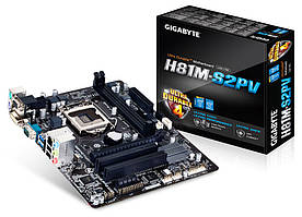 Материнська плата Gigabyte GA-H81M-DS2 (1150 • H81 • 2xDDR3) БУ