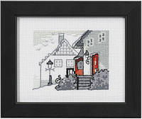 Набор для вышивания крестом ТМ Permin "Красный дом (Red house)" 14-0140