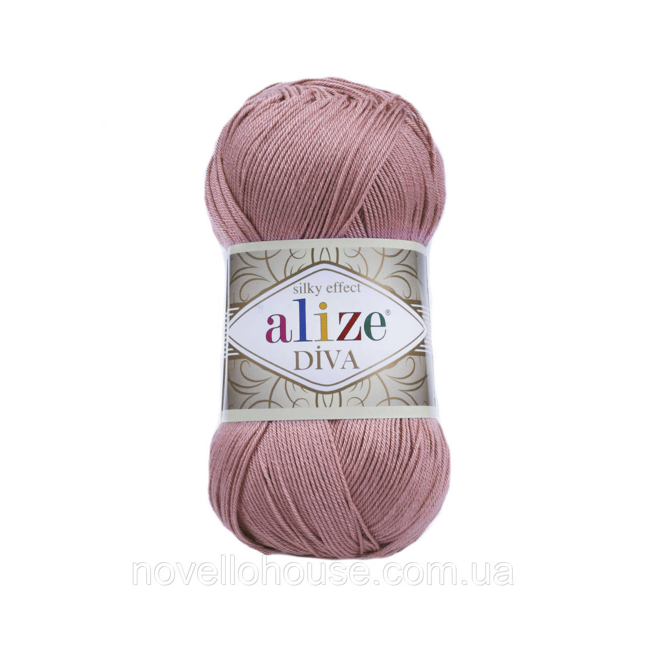 Alize DIVA (Дiва) № 354 суха троянда (Пряжа, нитки для в'язання)