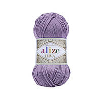 Alize DIVA (Ализе Дива) № 622 фиолетовый (Пряжа, нитки для вязания)