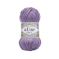Alize DIVA (Алізе Діва) № 622 фіолетовий (Пряжа, нитки для в'язання)