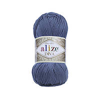 Alize DIVA (Алізе Діва) № 353 синій (Пряжа, нитки для в'язання)