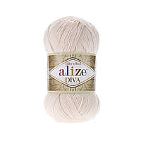 Alize DIVA (Ализе Дива) № 382 пудра (Пряжа, нитки для вязания)