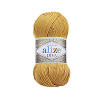 Alize DIVA (Алізе Діва) № 488 темно-жовтий (Пряжа, нитки для в'язання)