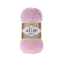 Alize DIVA (Алізе Діва) № 291 рожевий (Пряжа, нитки для в'язання)