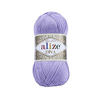 Alize DIVA (Ализе Дива) № 158 сирень (Пряжа, нитки для вязания)