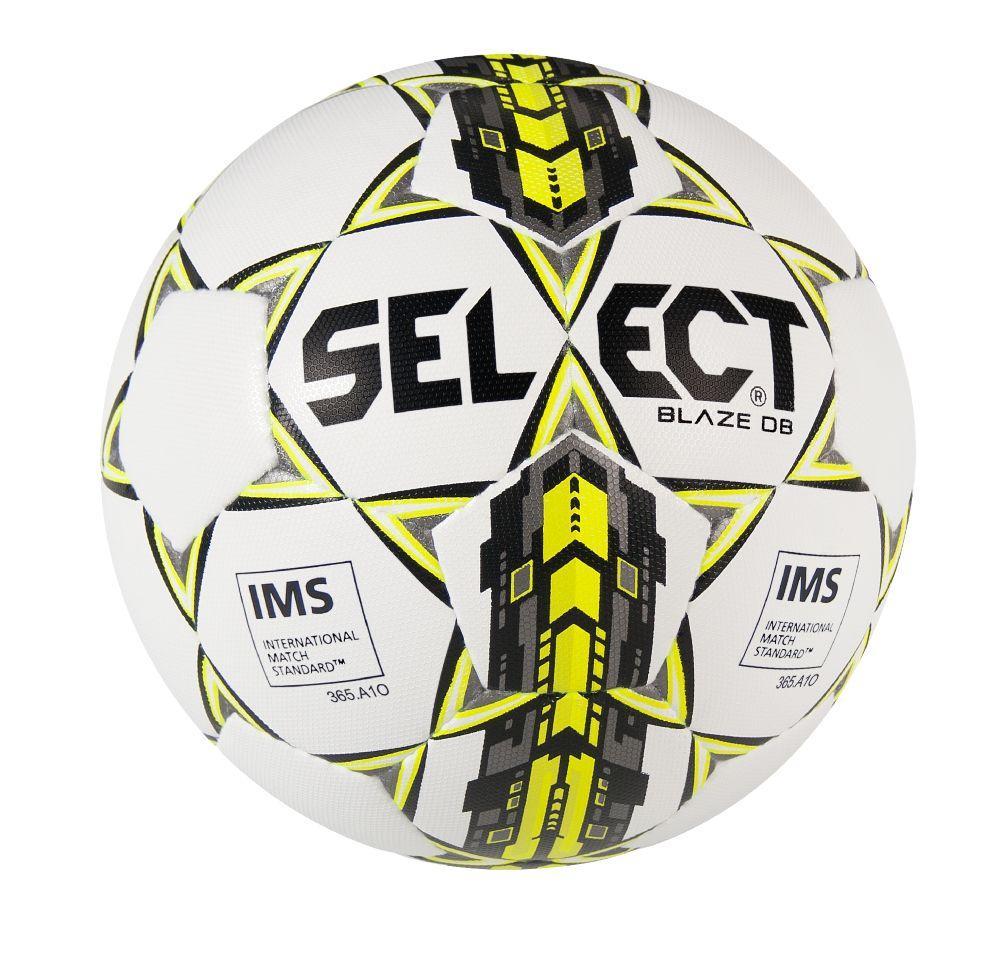 М'яч футбольний Select Blaze DB р. 4 (43522-402) White/Grey/Yellow
