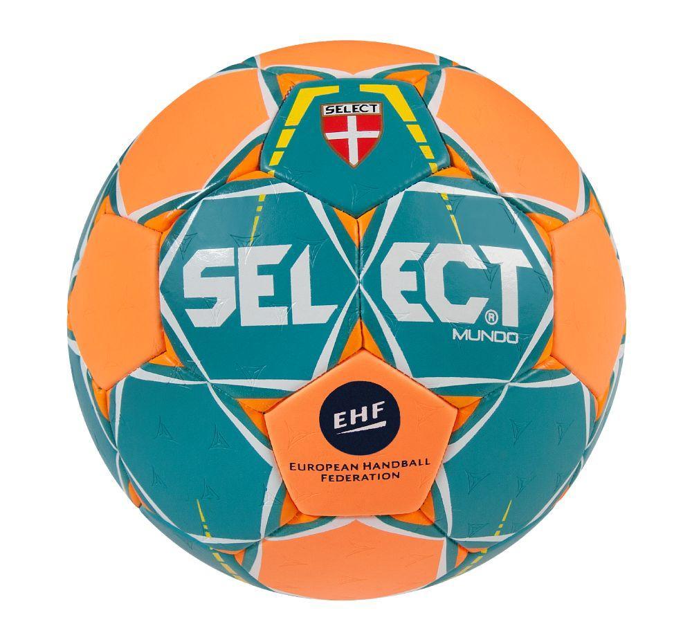 М'яч гандбольний Select Mundo New р. 2 (166285-213) Green/Orange