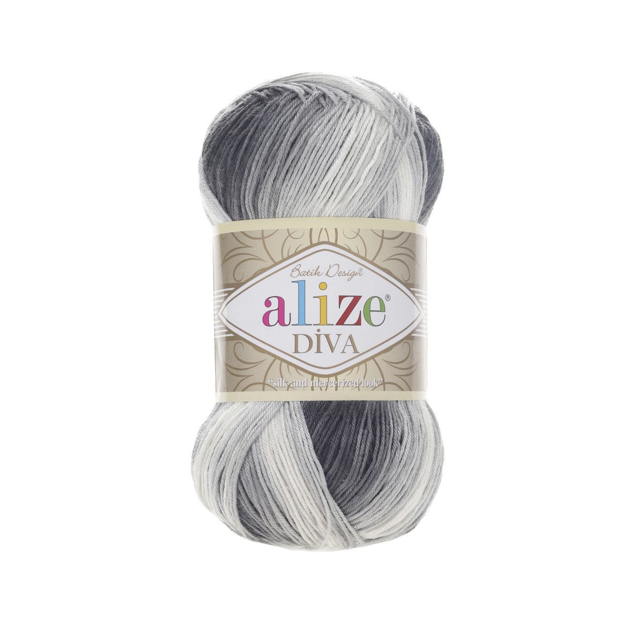 Alize DIVA BATIK (Діва Батік) № 1900 (Пряжа, нитки для в'язання), фото 1