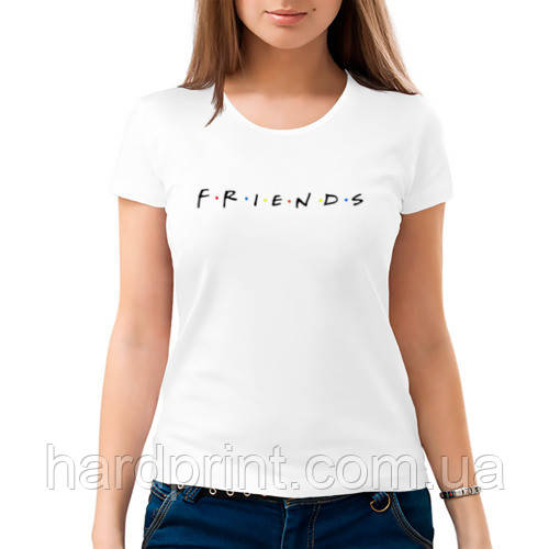 Жіноча футболка. Друк на футболці. Friends