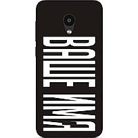 Именной чехол бампер с именем печать для Meizu C9