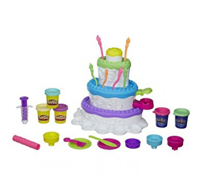 Play-Doh ТОРТ Sweet Shoppe Cake Mountain Playset, фото 1