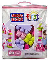 Конструктор Mega Bloks First Builders 60 дет Рожевий