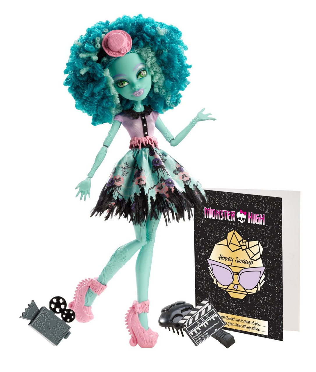 Monster High Хані страх,камера,мотор Honey Swamp