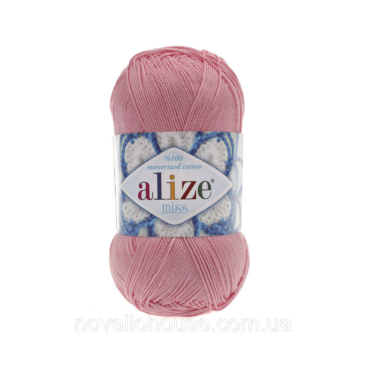 Alize MISS (Міс) № 170 рожевий (Бавовняна пряжа, нитки для в'язання)