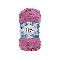 Alize MISS (Міс) № 264 яскраво-рожевий (Бавовняна пряжа, нитки для в'язання)