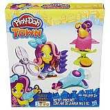 Плей-Дох набір пластиліну Місто перукар і пташка Play-Doh Town Hairdresser and Bird, фото 3
