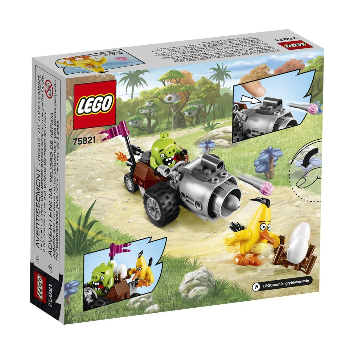 Lego Angry Birds Втеча на автомобілі свинок 75821