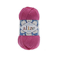 Alize MISS (Міс) № 130 рожевий льодяник (Бавовняна пряжа, нитки для в'язання)