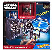 Hot Wheels Star Wars Набір Бій Ти-Файтера Tie Fighter Blast-Battle Out