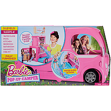 Кемпер трейлер Барбі Barbie Pop Up Camper для Барбі фургон для подорожей