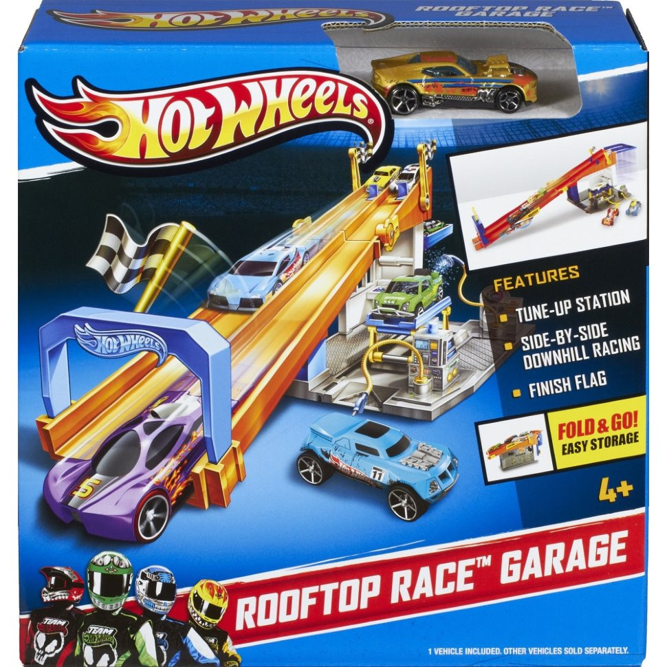 Трек Hot Wheels Rooftop Race Garage Підземний паркінг