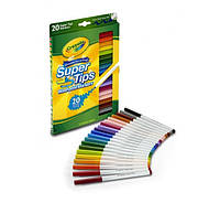 Фломастери Crayola 20 Ct Washable Super Tip Markers