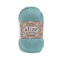 Alize FOREVER (Форевер) № 376 бірюзовий (Пряжа мікрофібра, нитки для в'язання)