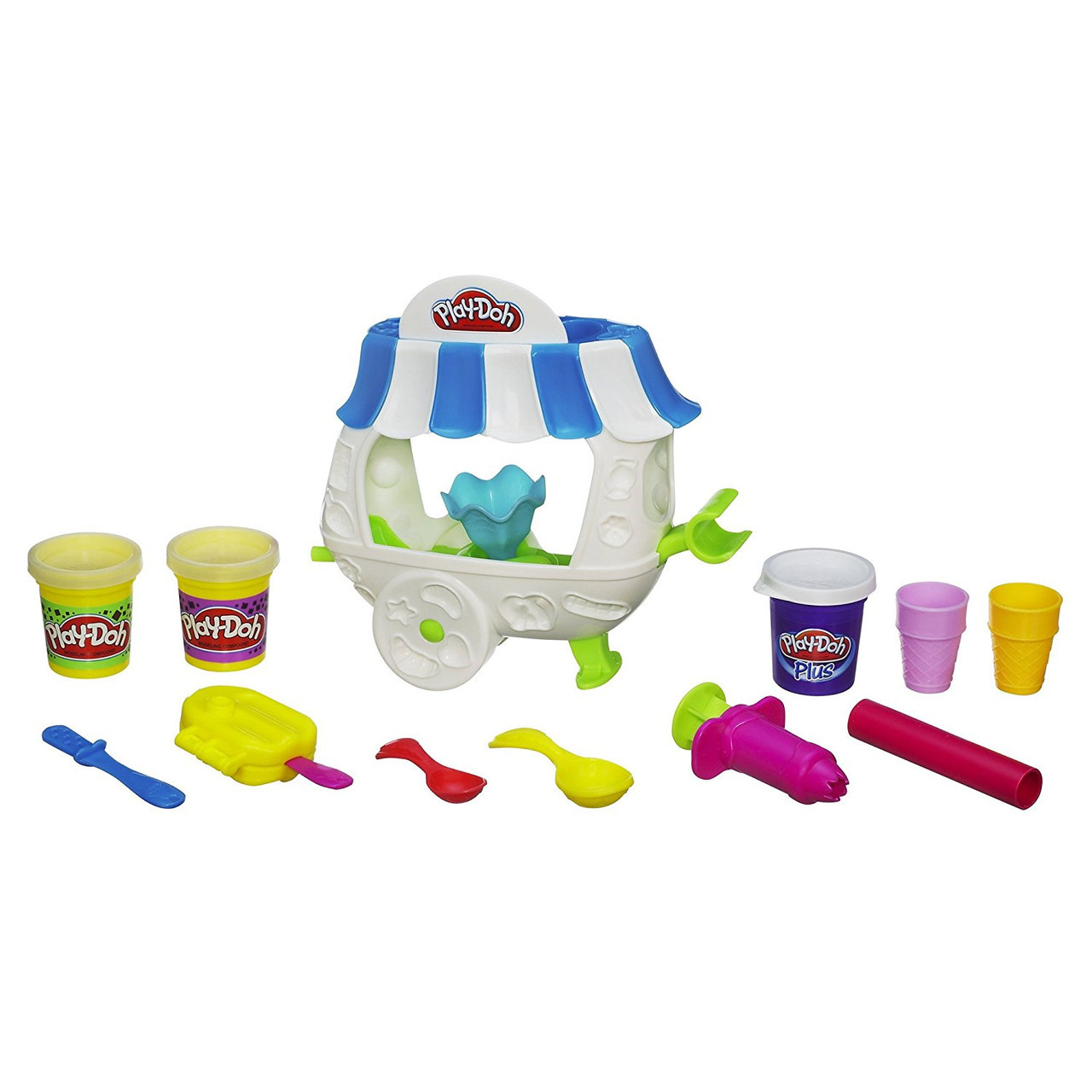 Play-Doh Sweet Shoppe Ice Cream Sundae Cart Playset Плей-До Ігровий Набір Фургончик морозива від Hasbro