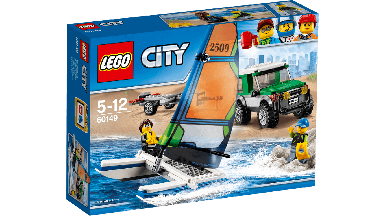 Lego City Позашляховик з причепом для катамарана 60149