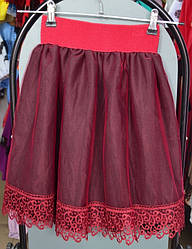 Спідниця дитяча "Розалія" бордова