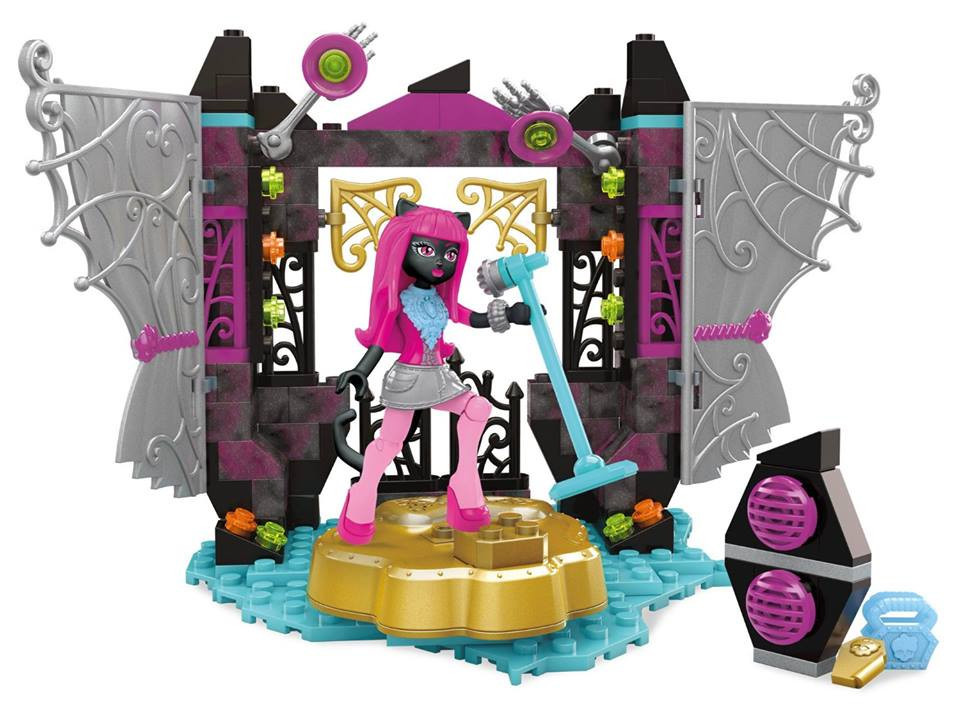 Компанії Мега блокс Кетті Нуар сцена Mega Construx Monster High Stage Страху Building Set, фото 1
