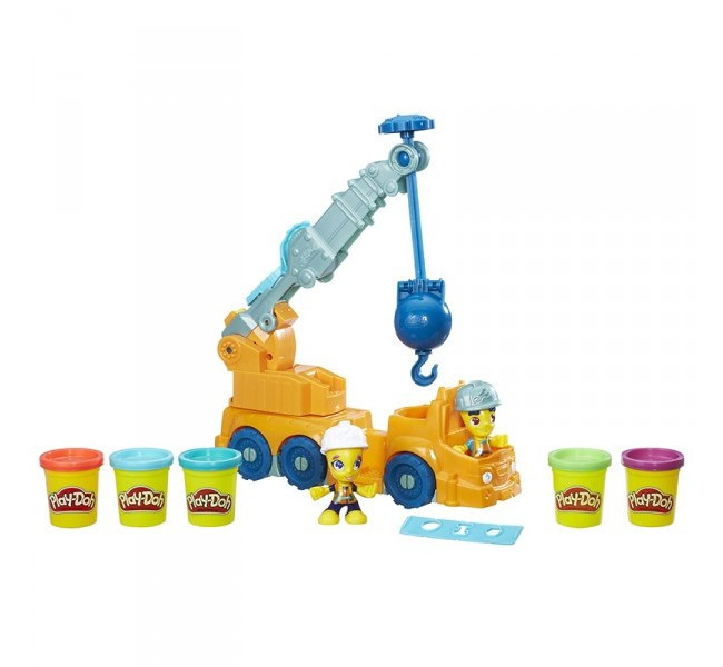 Play-Doh Town Power Crane Playset Будівельний кран, фото 1