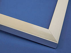 Рамка А2(420х594) Срібло металік. Профіль 22 мм. Для картин,плакатів,фото