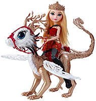 Ever After High Еппл Уайт і дракон Брэберн Dragon Games Apple White Doll and Dragon Braebyrn