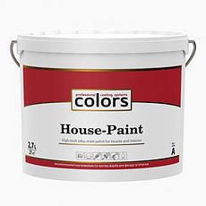 Універсальна професійна фарба Colors House Paint 0,9 л, 2,7 л, 9 л, фото 3
