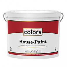 Універсальна професійна фарба Colors House Paint 0,9 л, 2,7 л, 9 л, фото 5