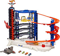 Трек Hot Wheels Гараж-гігант Супермагистральный гараж Super Ultimate Garage Playset