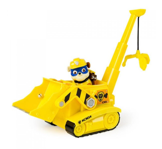 Paw Patrol кран-бульдозер Здоровань Super Pup Rubbles Crane, фото 1